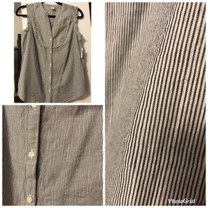 Old Navy striped sleeveless blouse